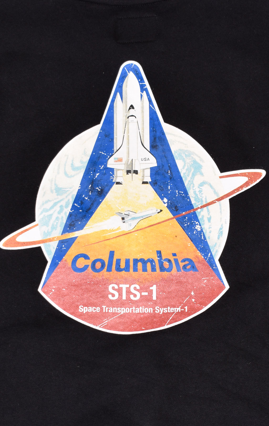 Свитшот ALPHA INDUSTRIES NASA COLUMBIA CREWNECK FW 21/22 black 