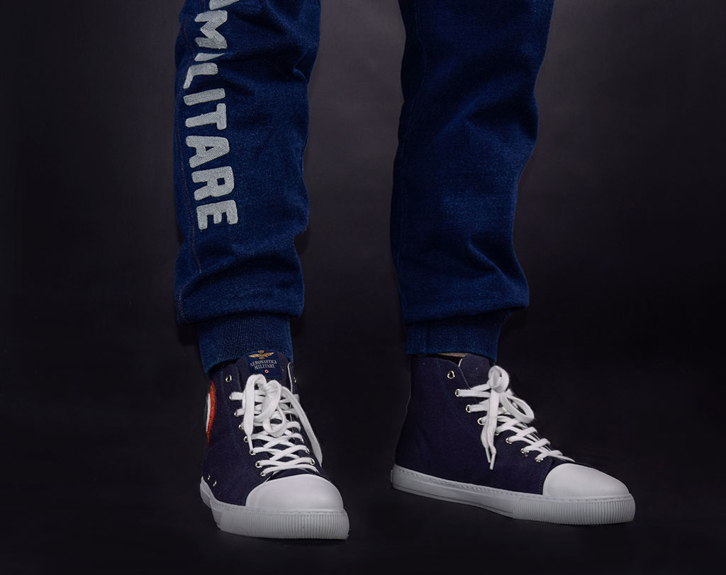 Кеды AERONAUTICA MILITARE SS19 blue navy (SC 153) 