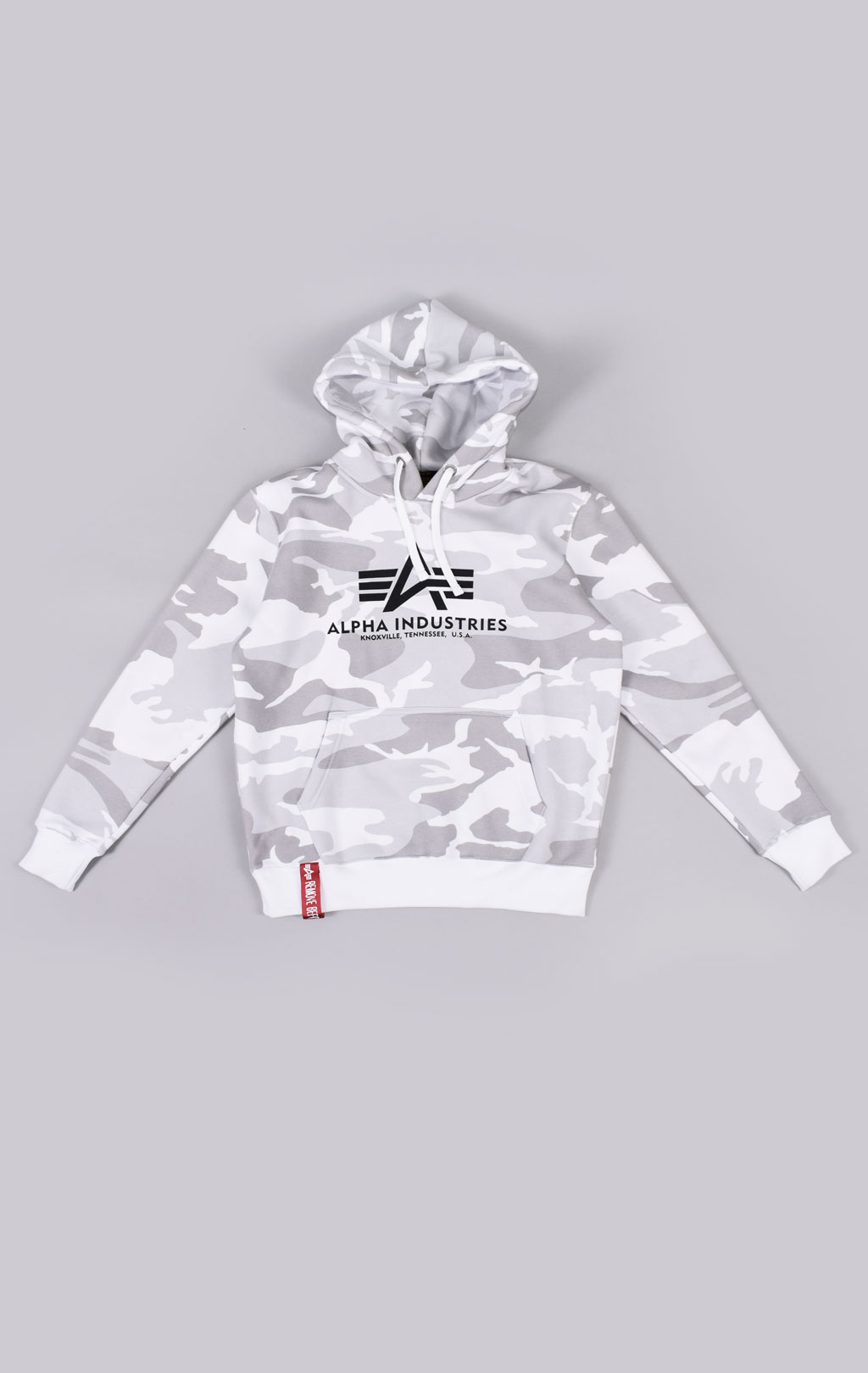 Толстовка ALPHA INDUSTRIES BASIC HOODY white camo 