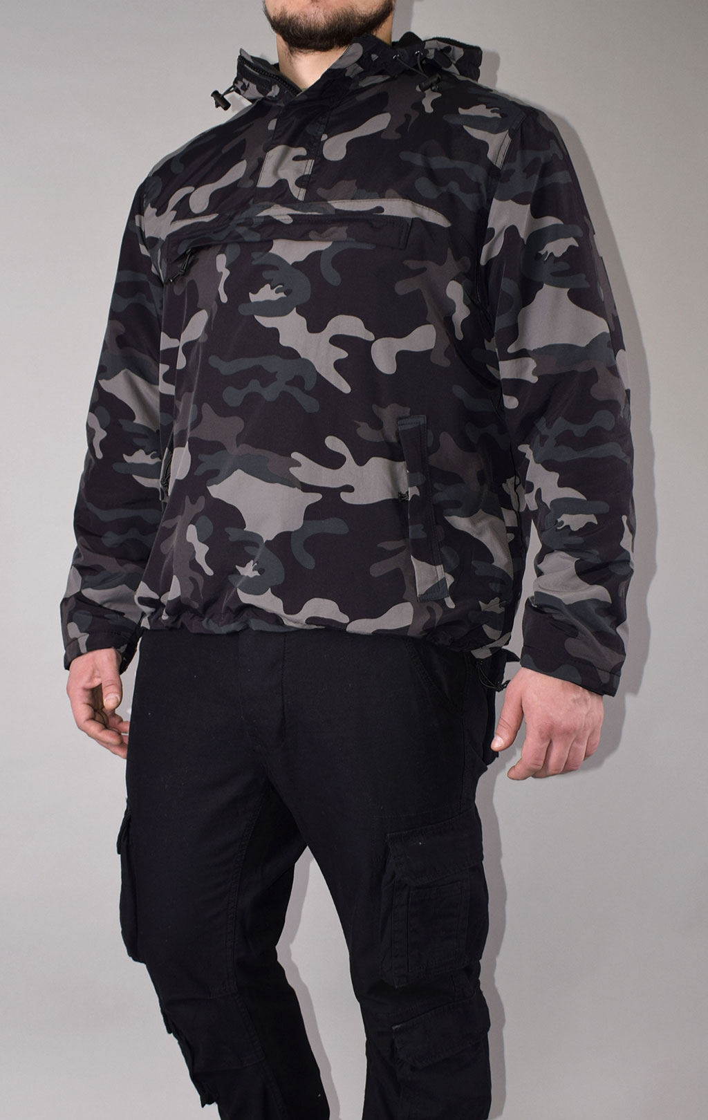 Анорак Surplus WINDBREAKER camo black 