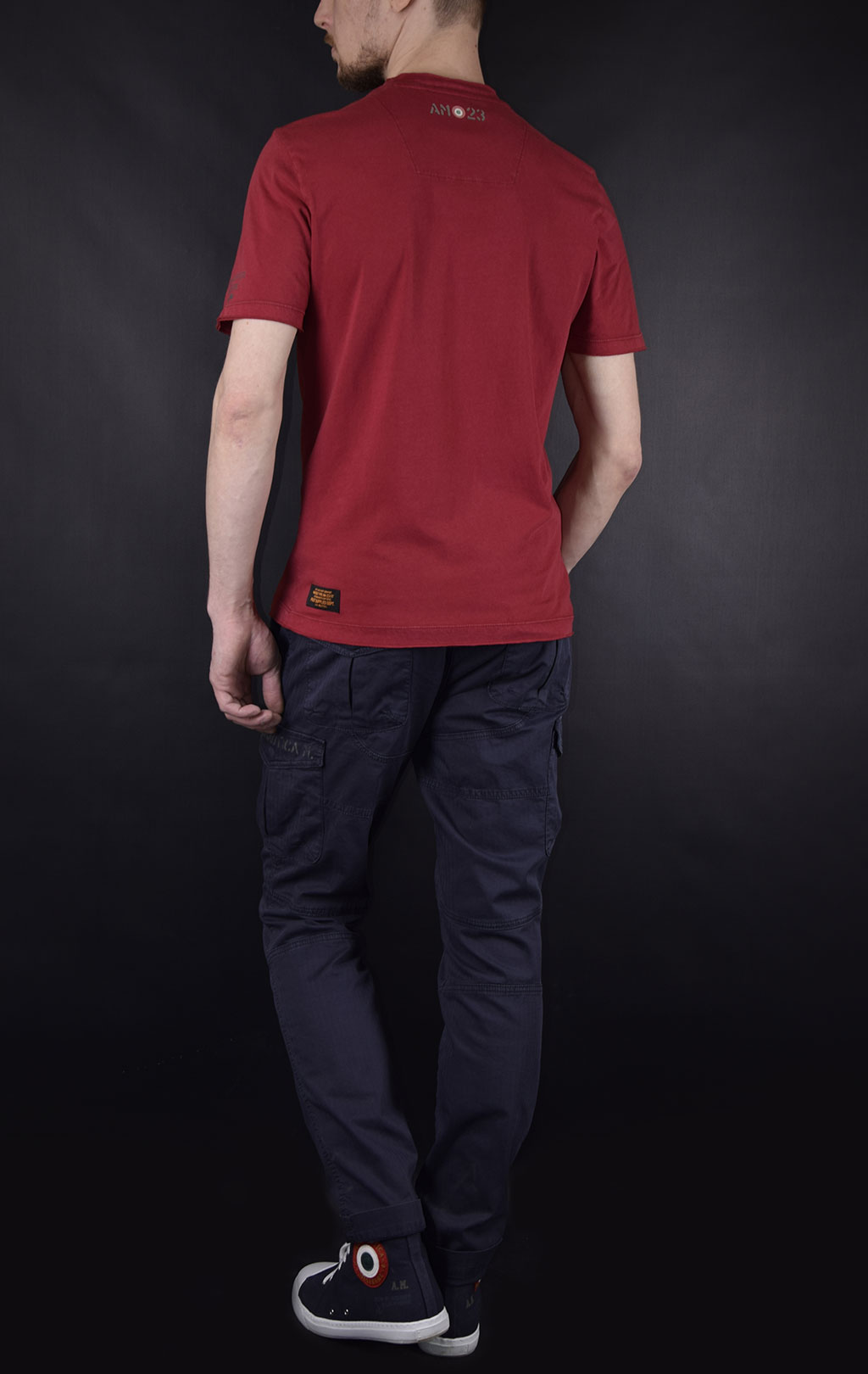 Футболка AERONAUTICA MILITARE SS19 rosso (TS 1601) 