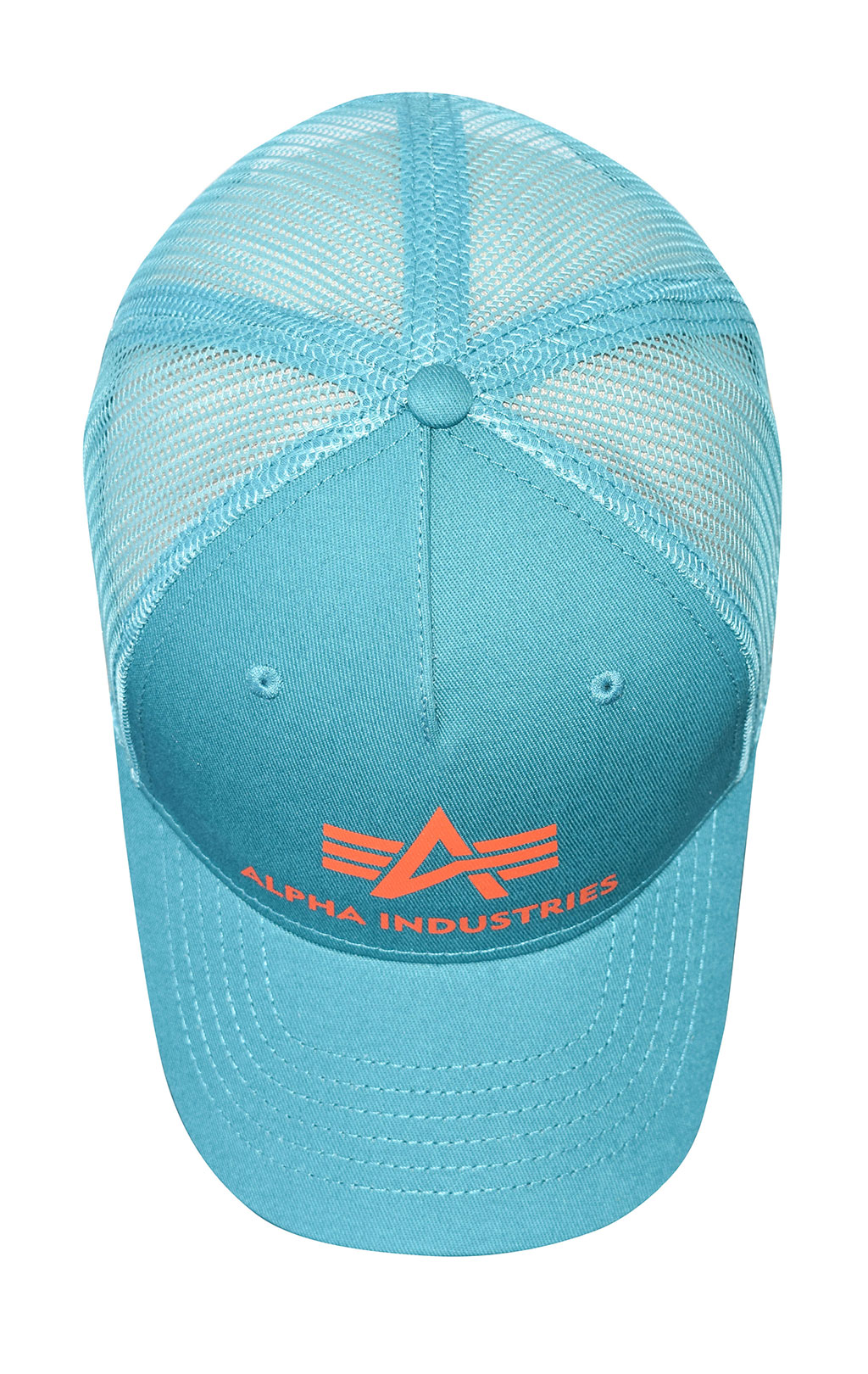 Бейсболка ALPHA INDUSTRIES BASIC TRUCKER CAP blue lagoon 