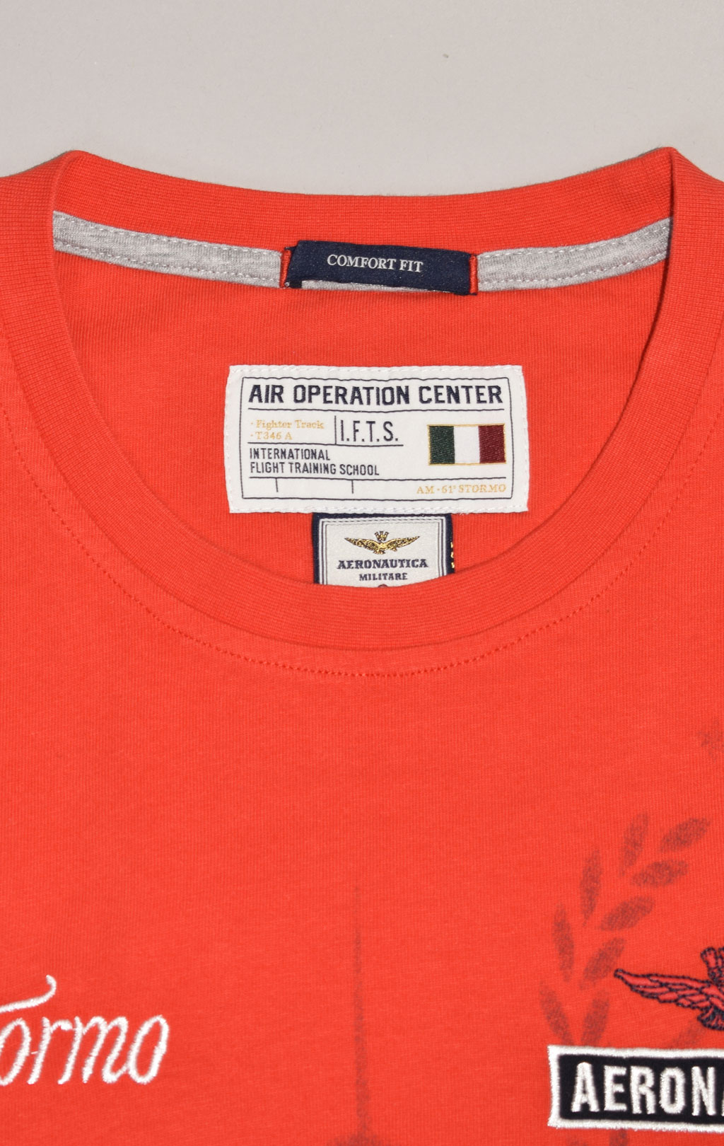 Футболка AERONAUTICA MILITARE SS 23/TR arancio (TS 2055) 