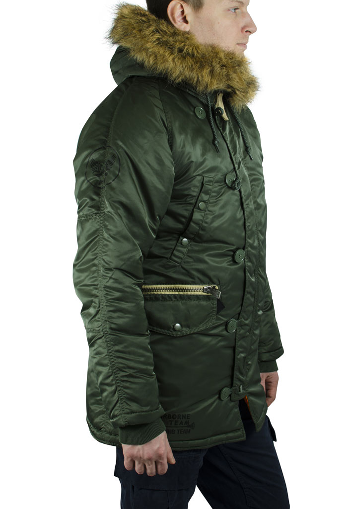 Аляска ALPHA INDUSTRIES ART VF N-3B sage green 