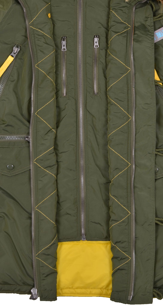 Женская аляска ALPHA INDUSTRIES PPS N-3B dark green 