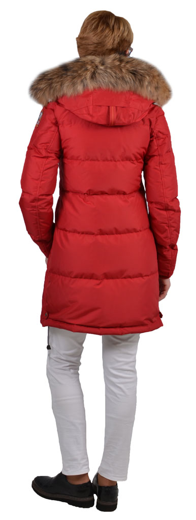 Куртка PJS жен. LONG BEAR red 