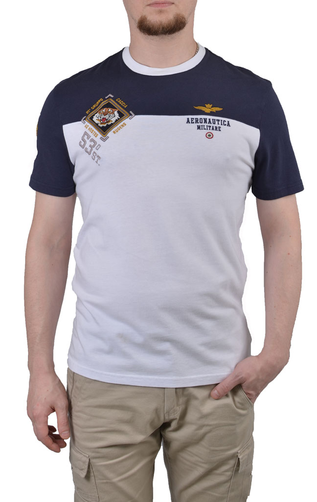Футболка AERONAUTICA MILITARE bianco (TS1250)
