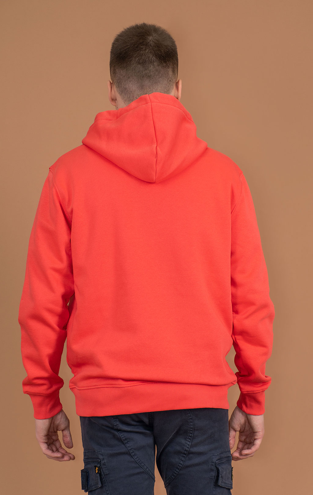Толстовка ALPHA INDUSTRIES BASIC HOODY radiant red 