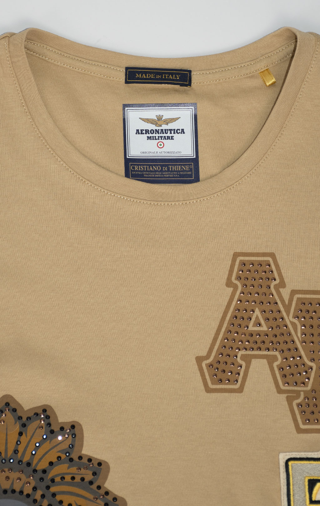 Женская футболка AERONAUTICA MILITARE SS 25 m/IT safari (TS 2397) 