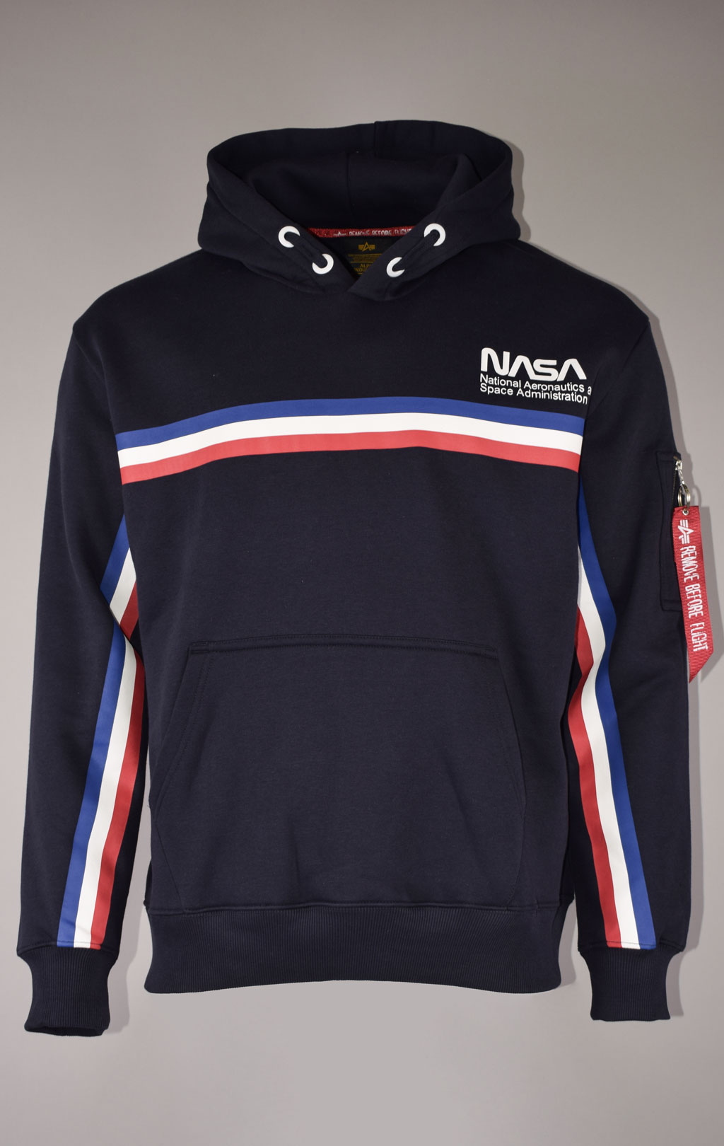 Толстовка ALPHA INDUSTRIES NASA ISS HOODY rep. blue 