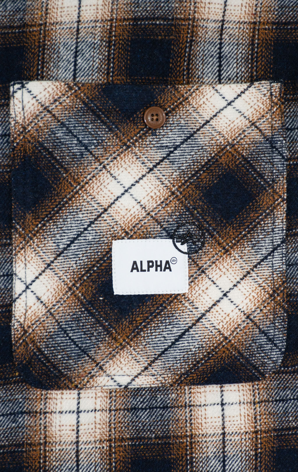 Рубашка ALPHA INDUSTRIES UNFRM FLANNEL SHIRT FW 25/26 rust M001120 