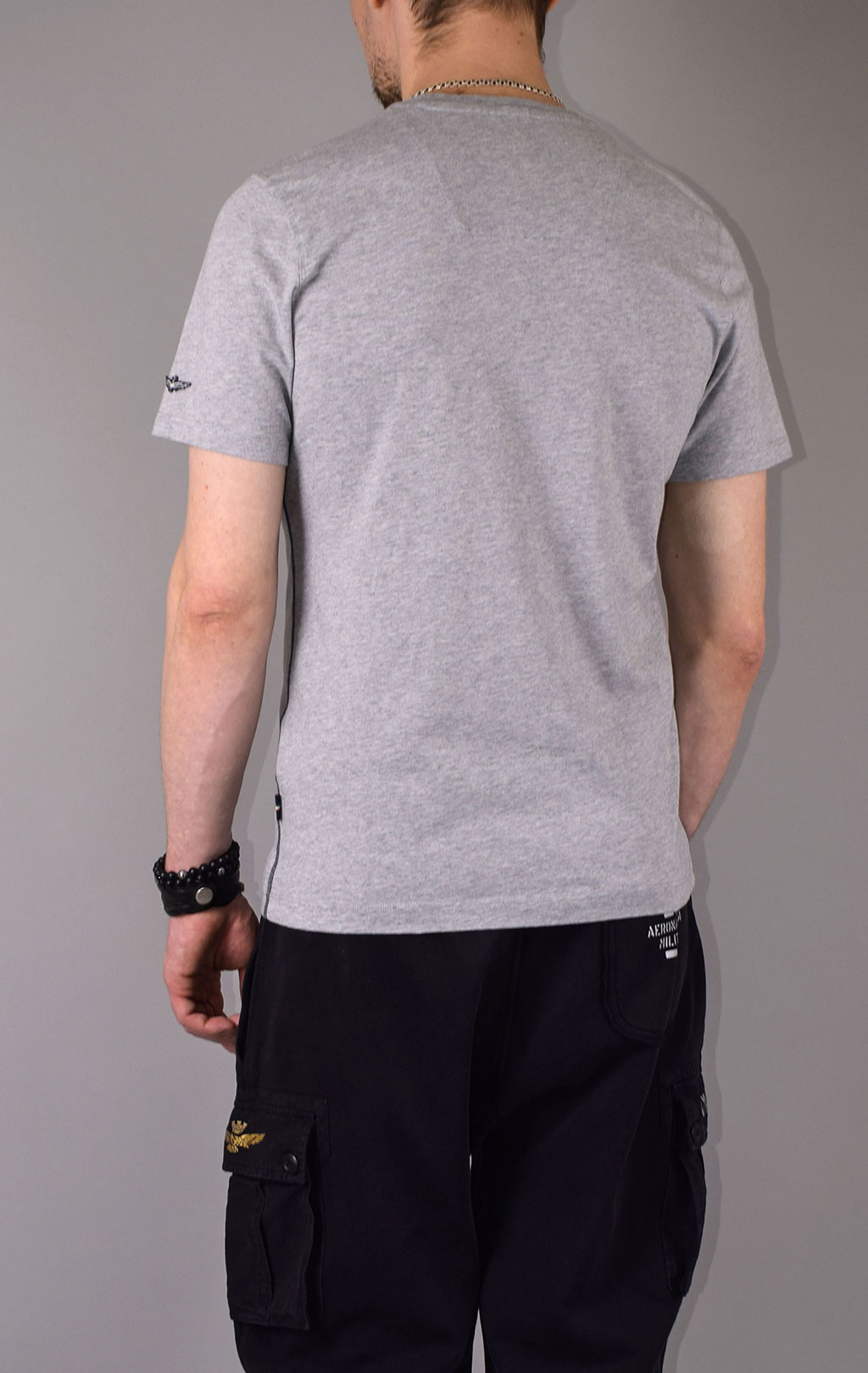 Футболка AERONAUTICA MILITARE SS 20 grigio melange (TS 1697)