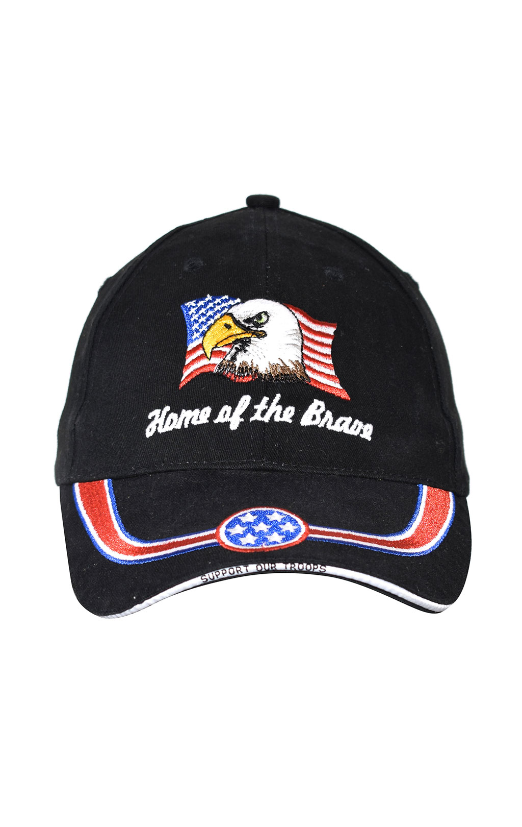 Бейсболка EC HOME OF THE BRAVE black (5438) 