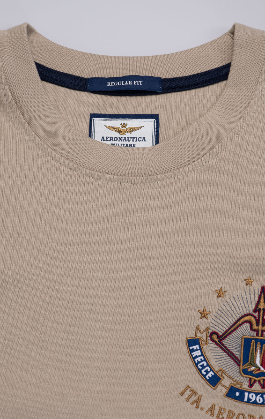 Лонгслив AERONAUTICA MILITARE FW 26/27/BD hazelnut (TS 2573) 
