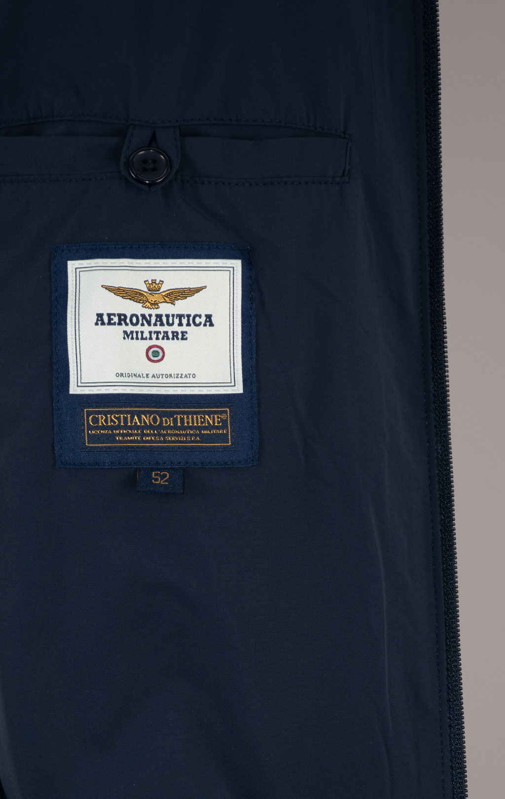Куртка спортивная AERONAUTICA MILITARE SS 25 m/BD blue navy (AF 499) 