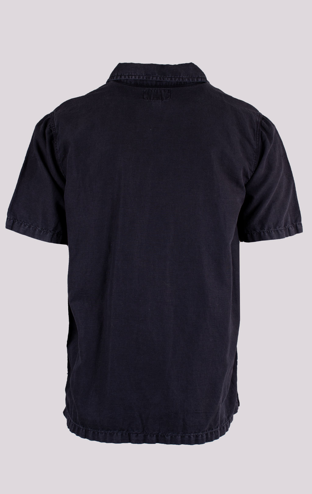 Ветровка-рубашка ALPHA INDUSTRIES SHORT SLEEVE WASHED FATIGUE SHIRT JACKET SS 24 m black 