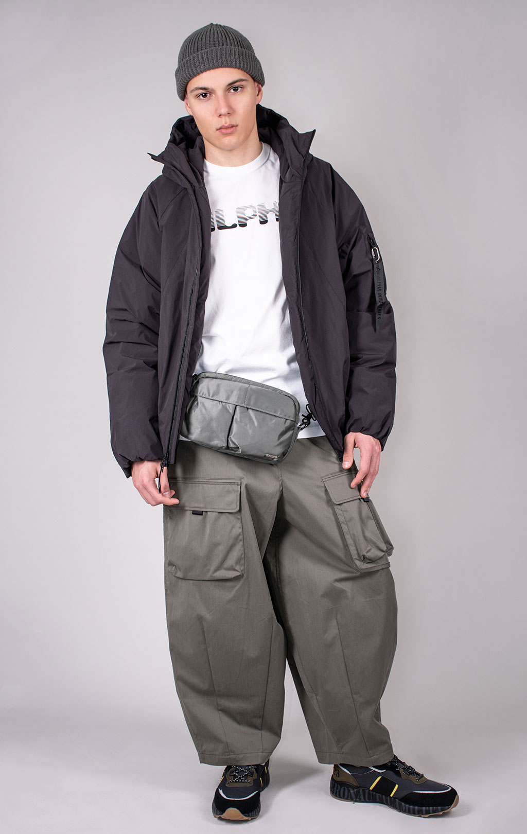 Куртка ALPHA INDUSTRIES INSULATED HOODED PARKA FW 24/25 black 