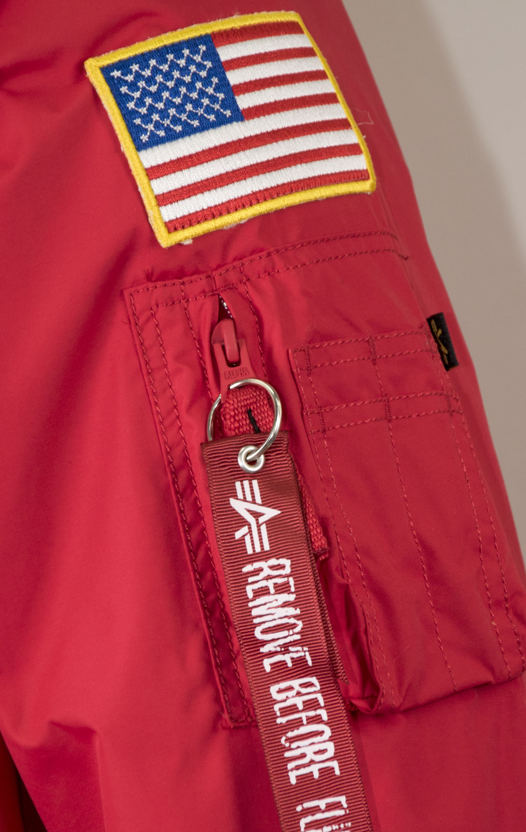 Анорак ALPHA INDUSTRIES NASA Anorak speed red 