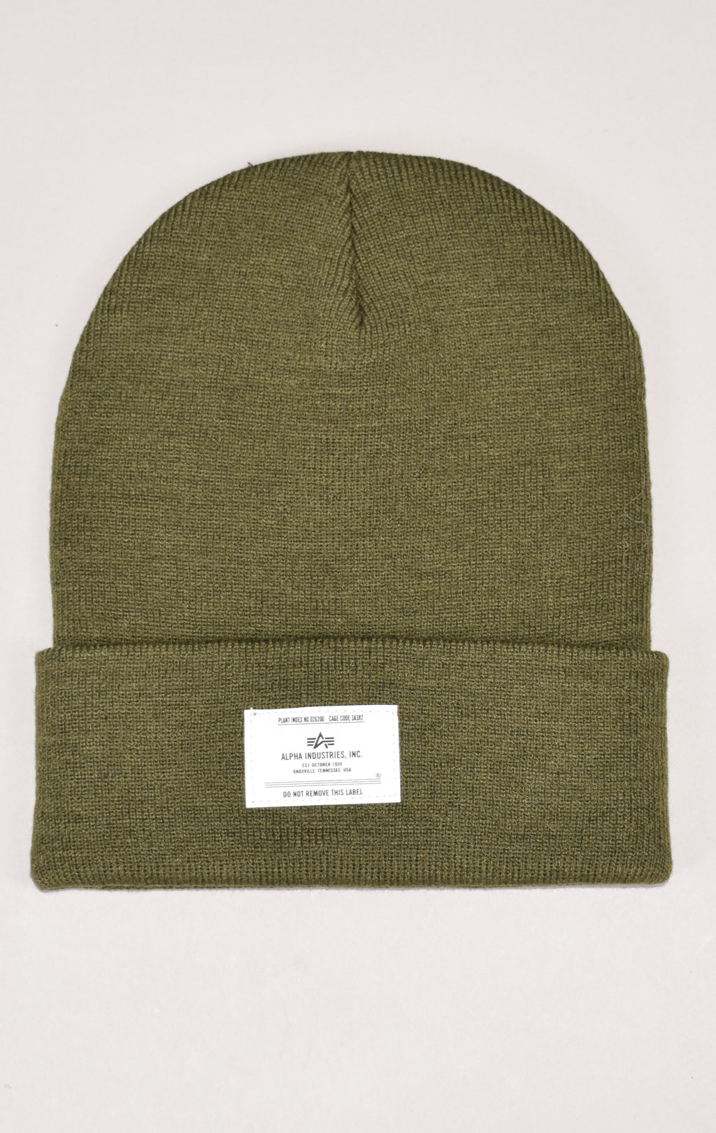 Шапка ALPHA INDUSTRIES ESSENTIAL BEANIE FW 21/22 olive 