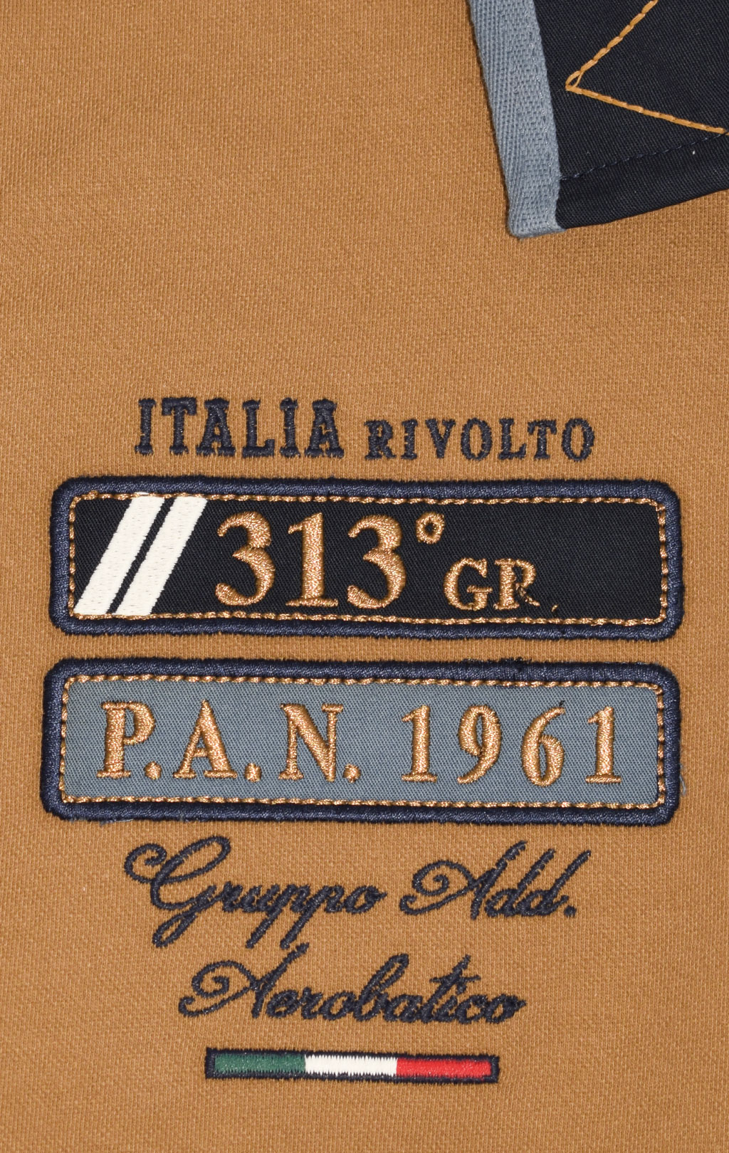 Поло-лонгслив AERONAUTICA MILITARE FW 23/24/TR dark blue (PO 1718)