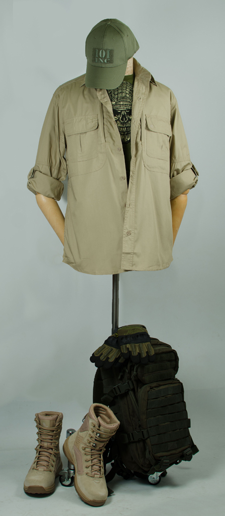 Рубашка Pentagon TACTICAL SHIRT хлопок35%/полиэстр65% khaki 02010 