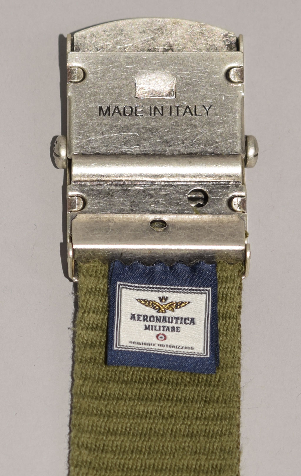 Ремень тканевый AERONAUTICA MILITARE FW 24/25/IT green military (CI 292) 