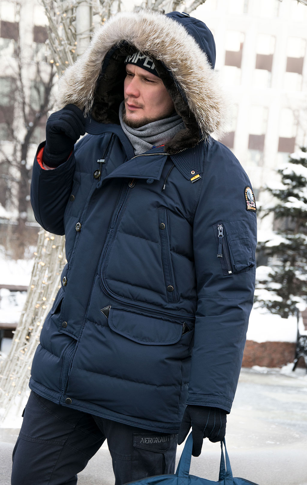 Аляска-пуховик PARAJUMPERS TYPE N-3B FW 19/20 navy 