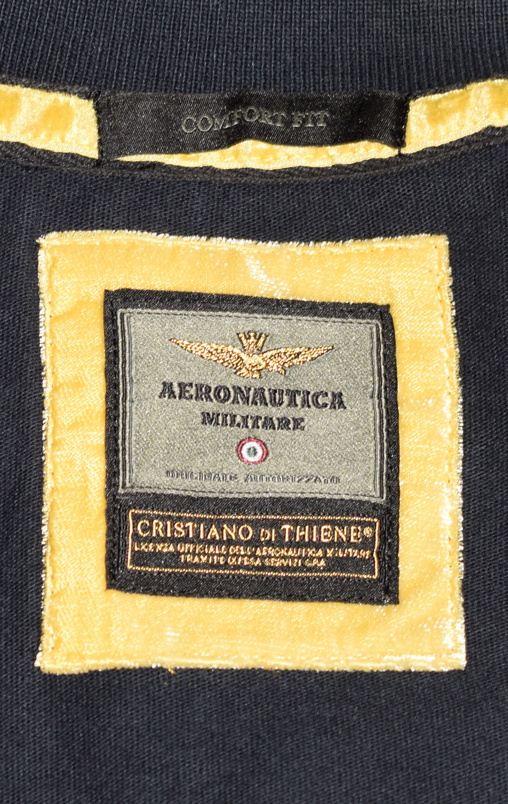 Поло-лонгслив AERONAUTICA MILITARE FW 22/23/IN blue scuro (PO 1657) 