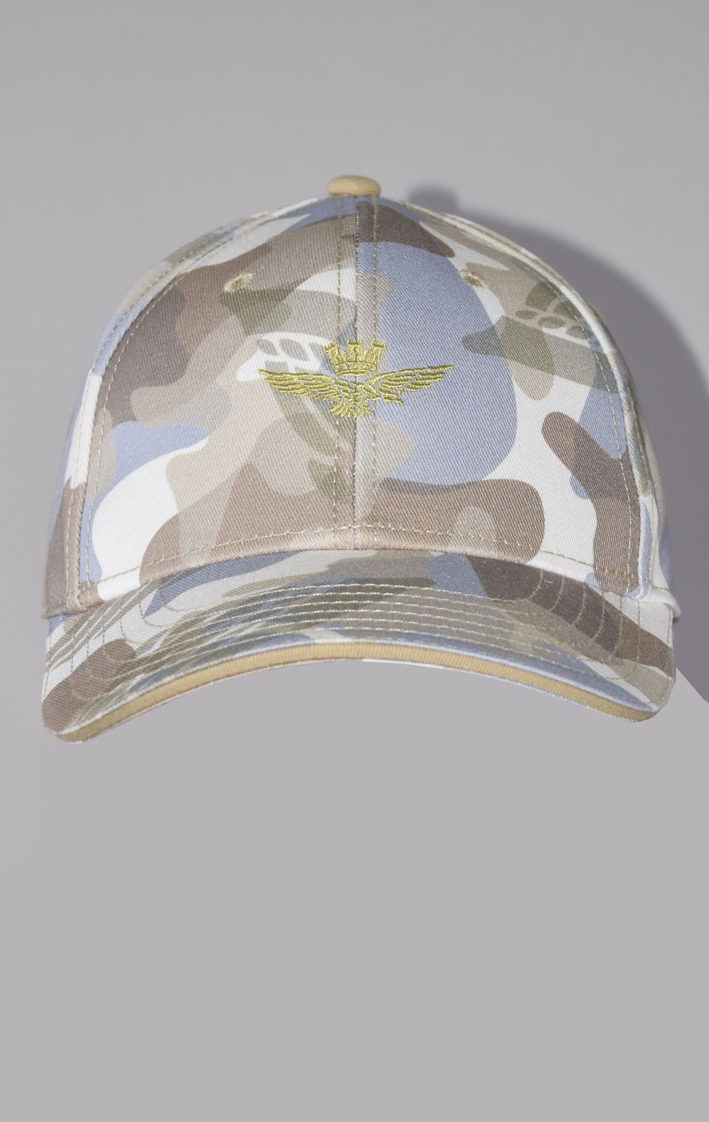 Женская бейсболка AERONAUTICA MILITARE SS 23/CN camo azzurro (HA 1140) 