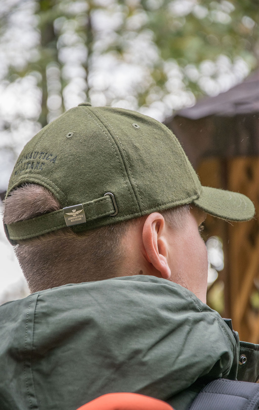 Бейсболка AERONAUTICA MILITARE шерсть FW 22/23/CN verde militare (HA 1085)