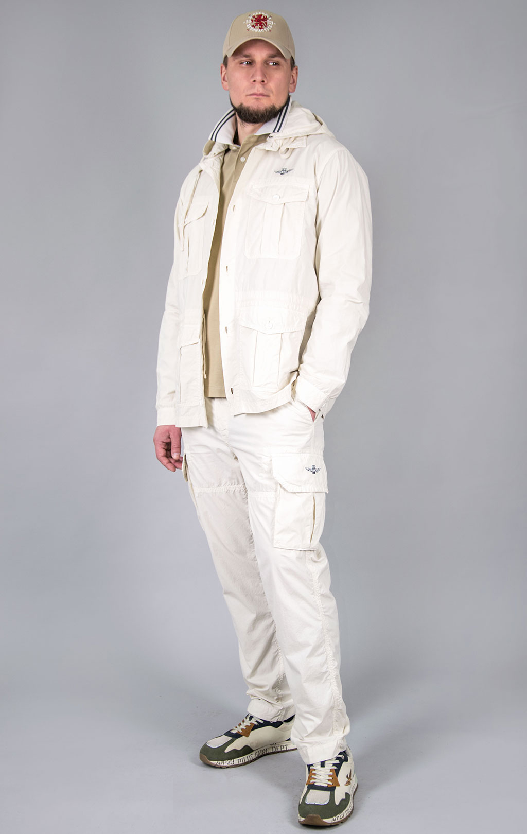 Ветровка AERONAUTICA MILITARE SS 24 m/AL dark ice (AC 020) 