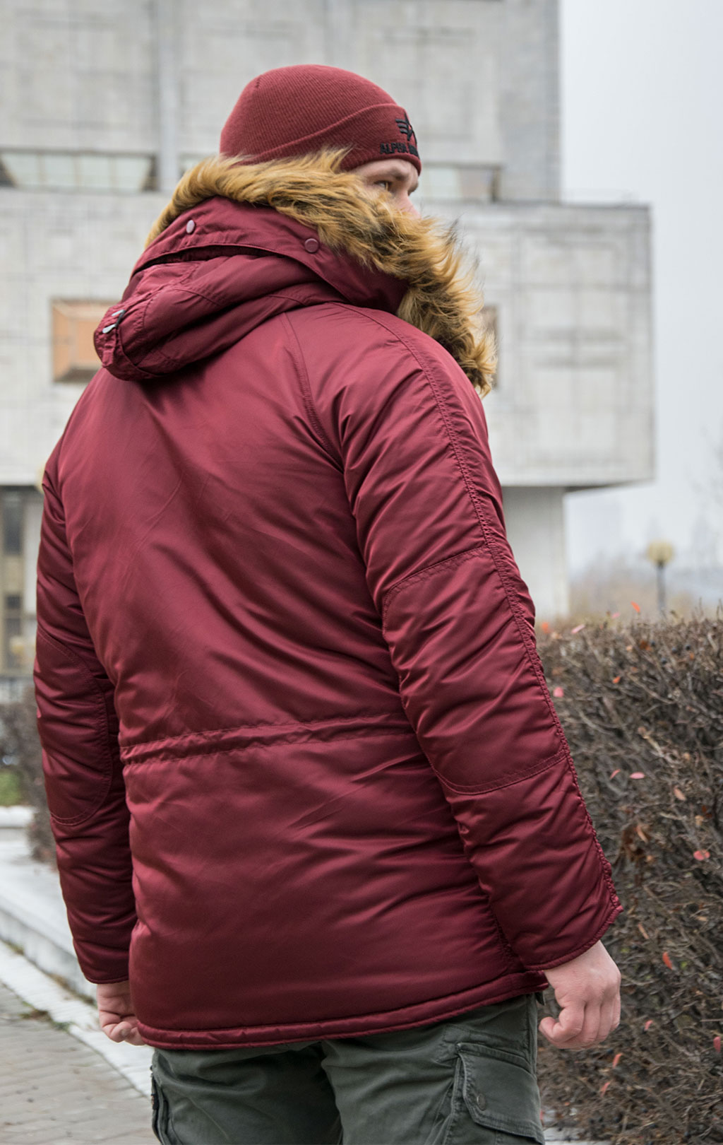 Аляска ALPHA INDUSTRIES VF 59 N-3B burgundy 