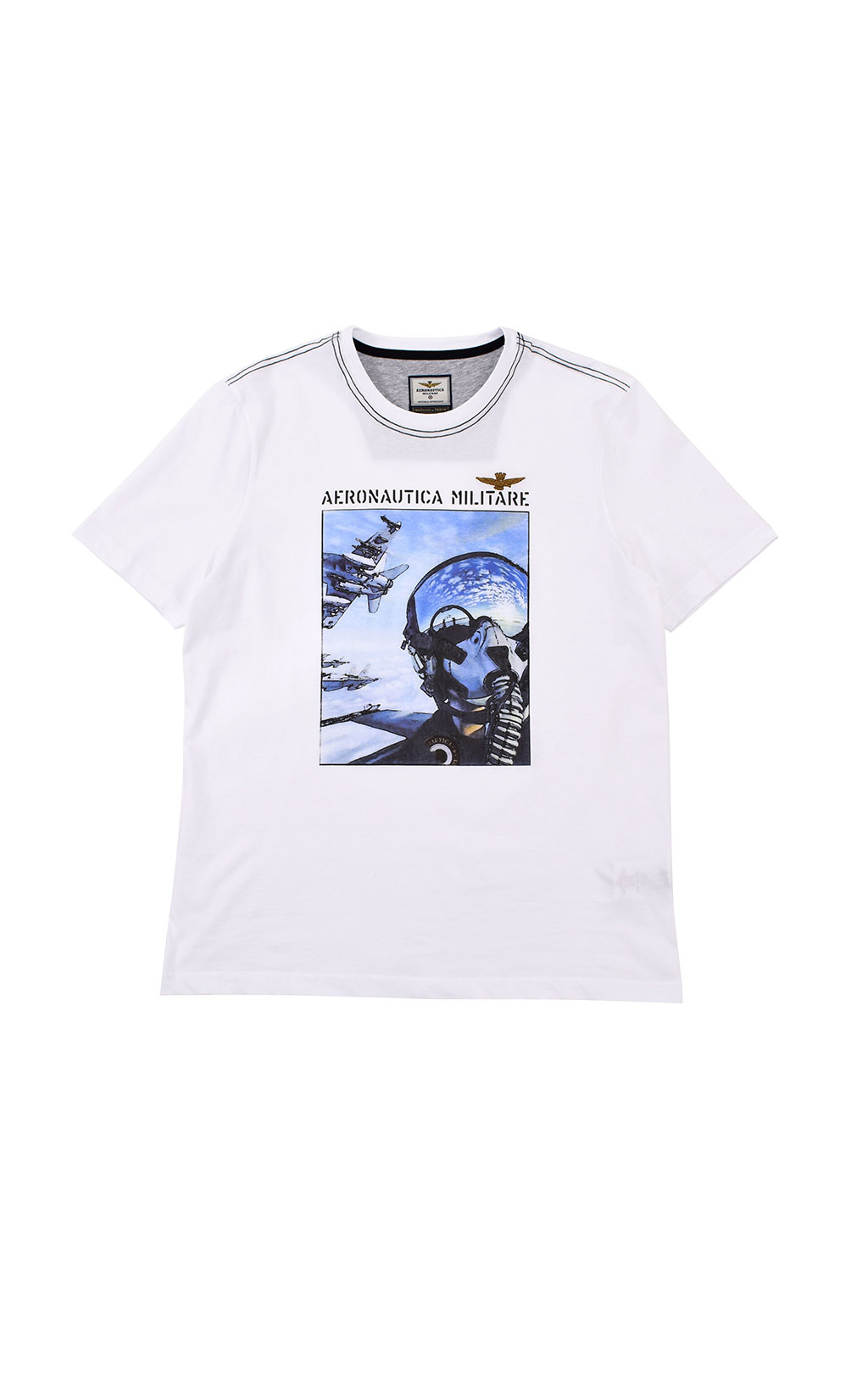 Футболка AERONAUTICA MILITARE SS 21/TR off white (TS 1852) 