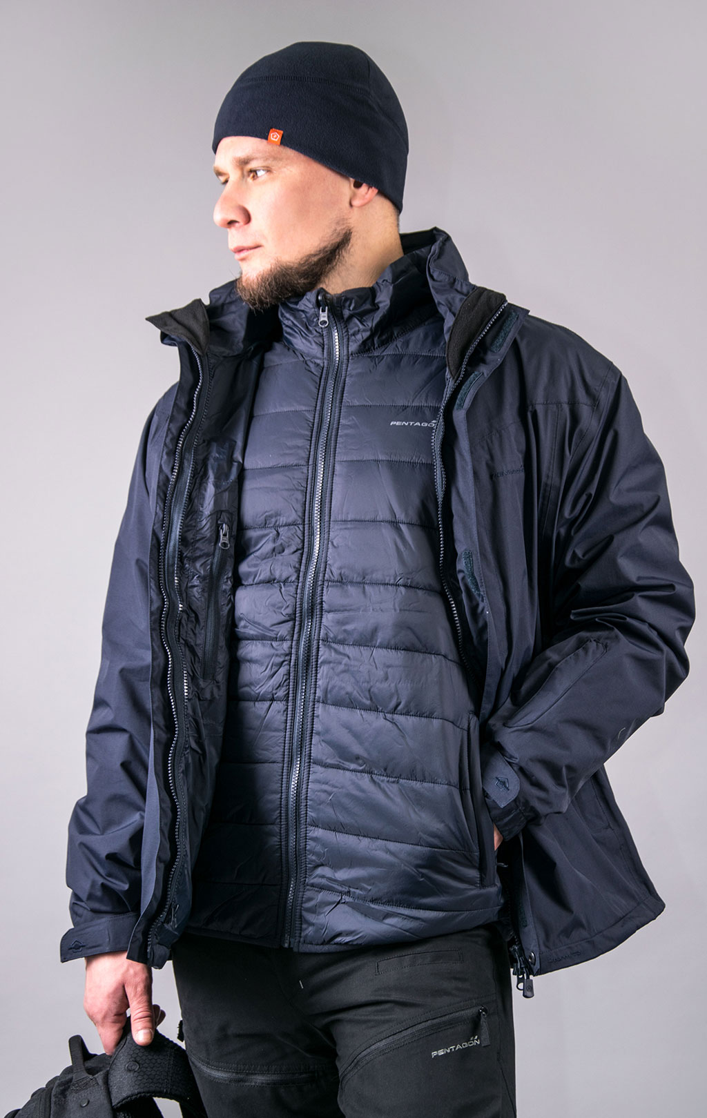 Куртка тактическая Pentagon мембрана GEN V3.0 MJC® SYSTEM с подстёжкой midnight blue 01002-3.0 