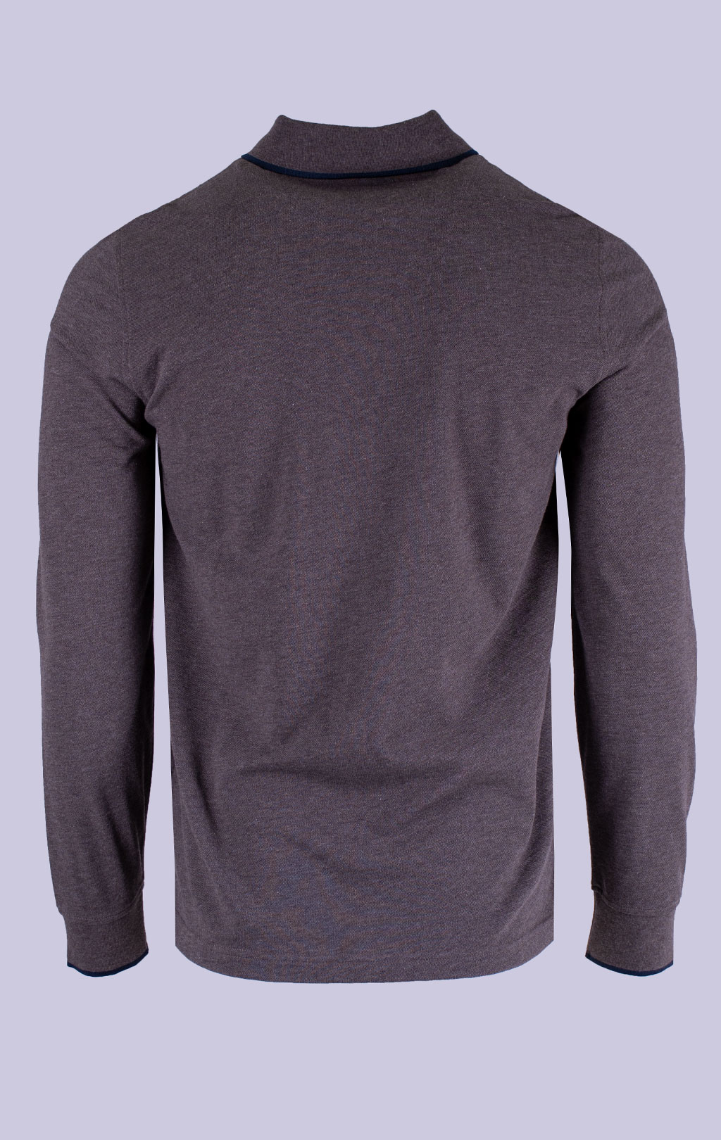 Поло-лонгслив AERONAUTICA MILITARE FW 26/27/TR brown melange (PO 1653) 