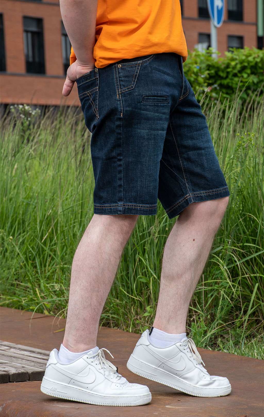Шорты джинсовые Pentagon ROGUE JEANS SHORTS blue indigo 05042 