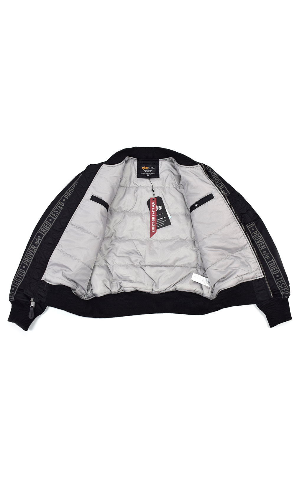 Бомбер ALPHA INDUSTRIES 60TH ANNIVERSARY MA-1 black 