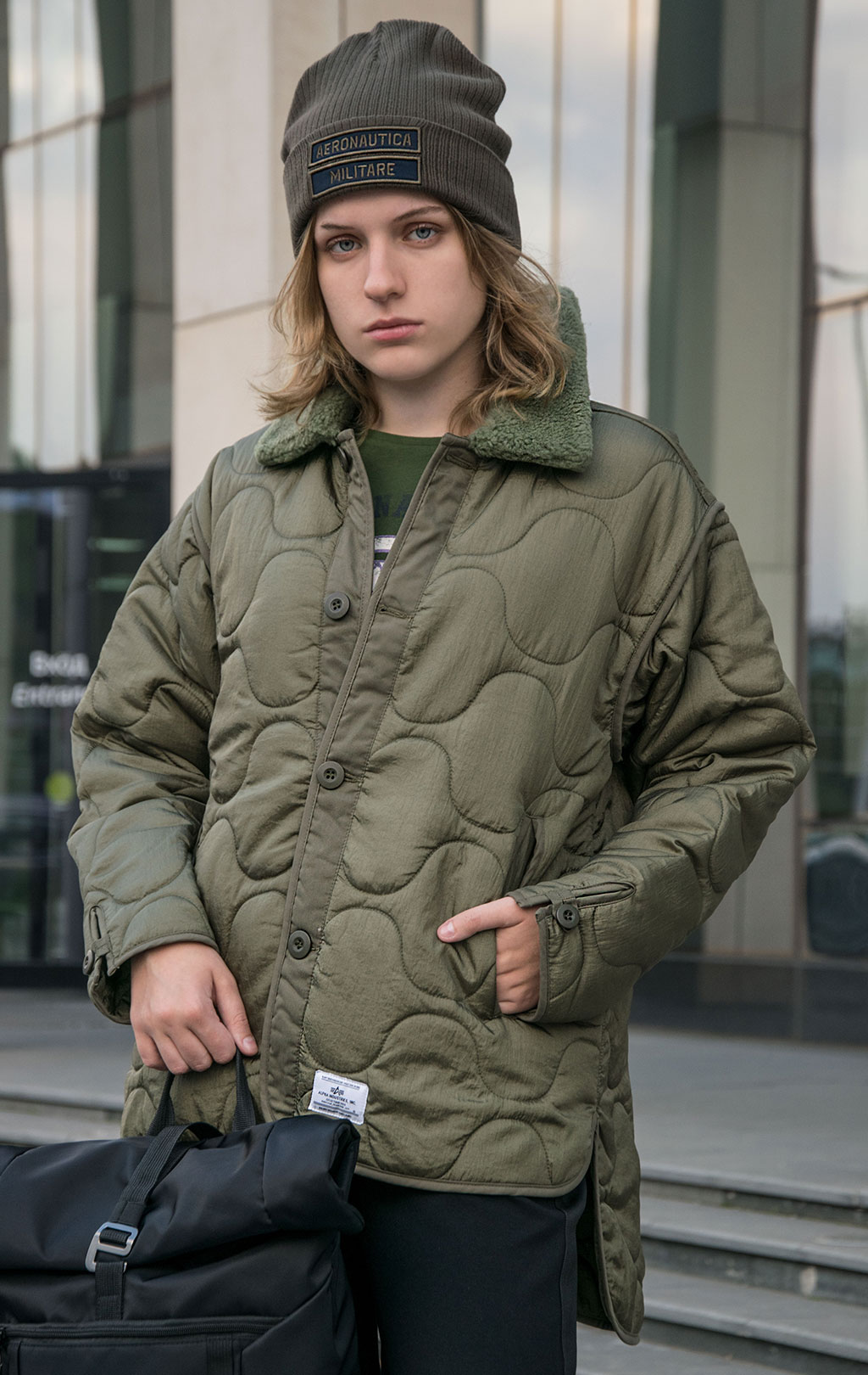 Женская куртка ALPHA INDUSTRIES LINER JACKET FW 23/24 m OG-107 green 