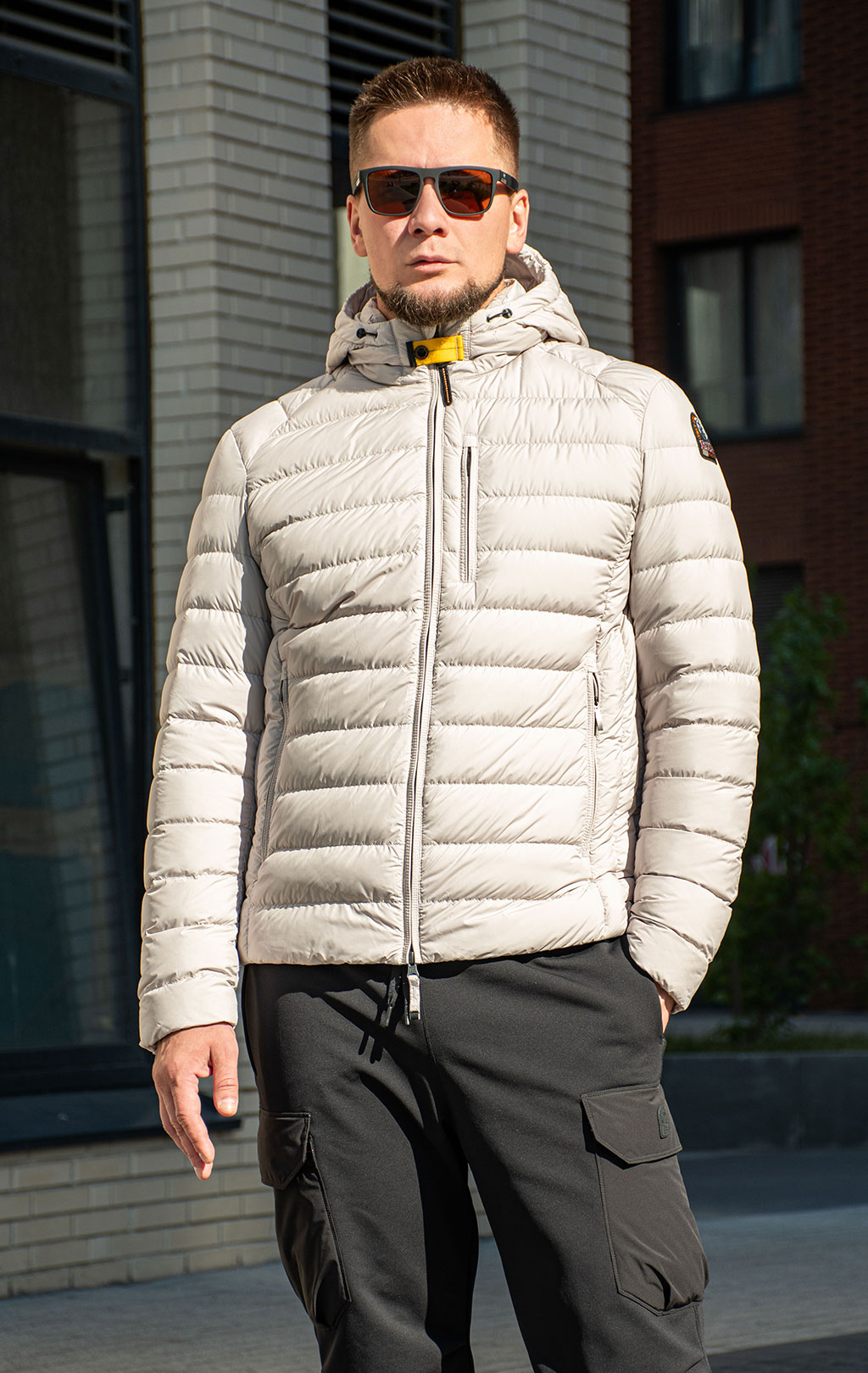 Куртка-пуховик лёгкая PARAJUMPERS LAST MINUTE FW 25/26 mastic 