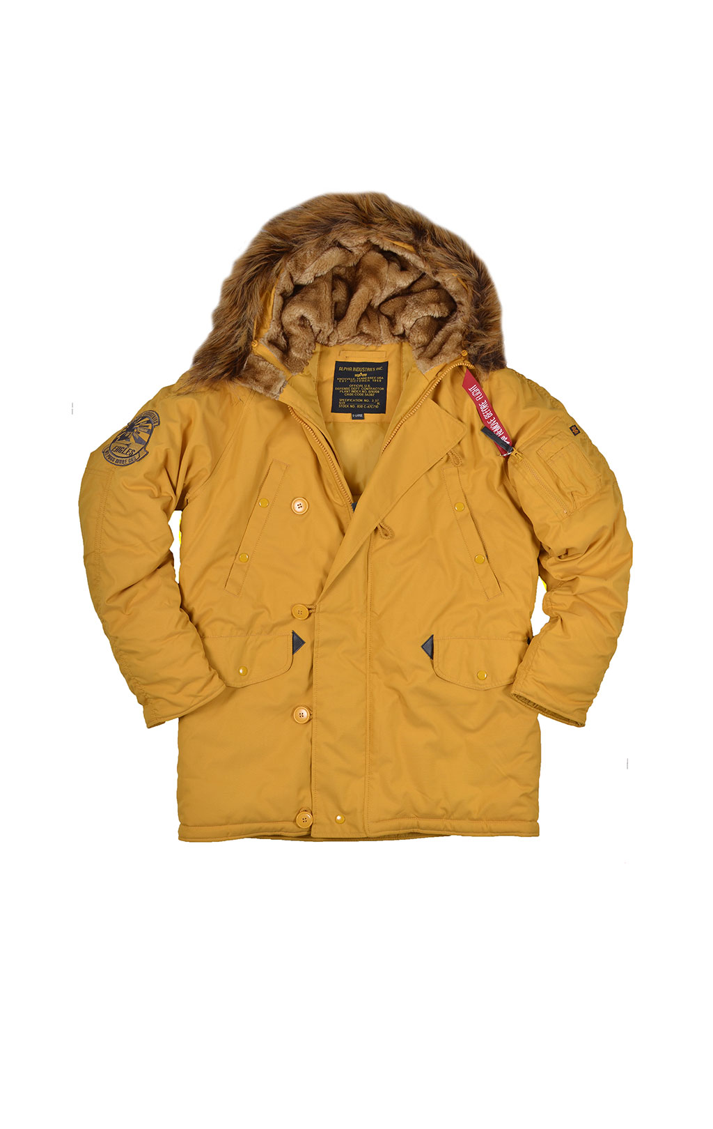 Аляска ALPHA INDUSTRIES EXPLORER big size mustard 