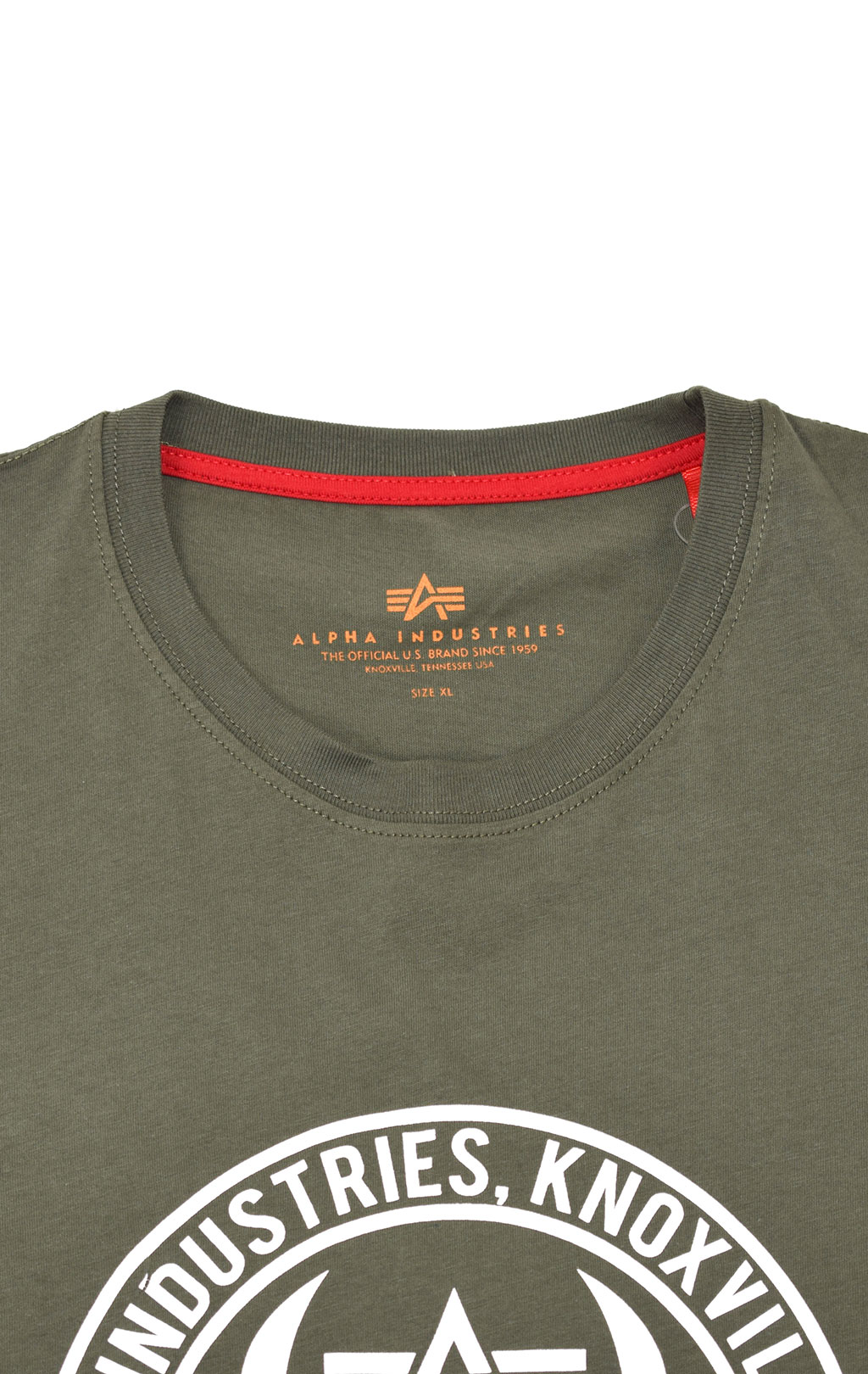 Футболка ALPHA INDUSTRIES ANNIVERSARY T dark olive 