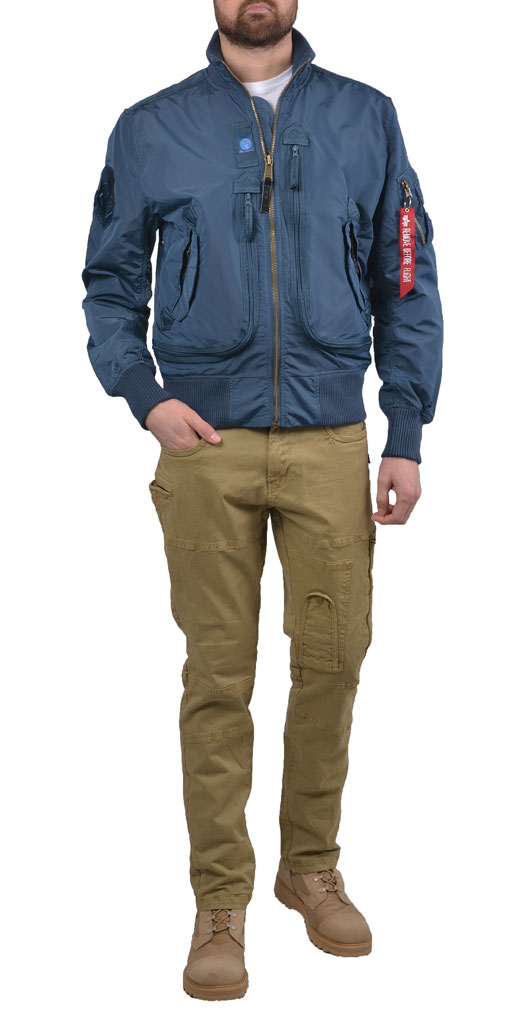 Ветровка ALPHA INDUSTRIES PROP blue bold 