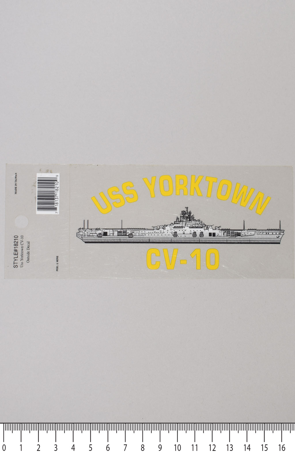 Наклейка USS YORKTOWN CV-10 #18210 США