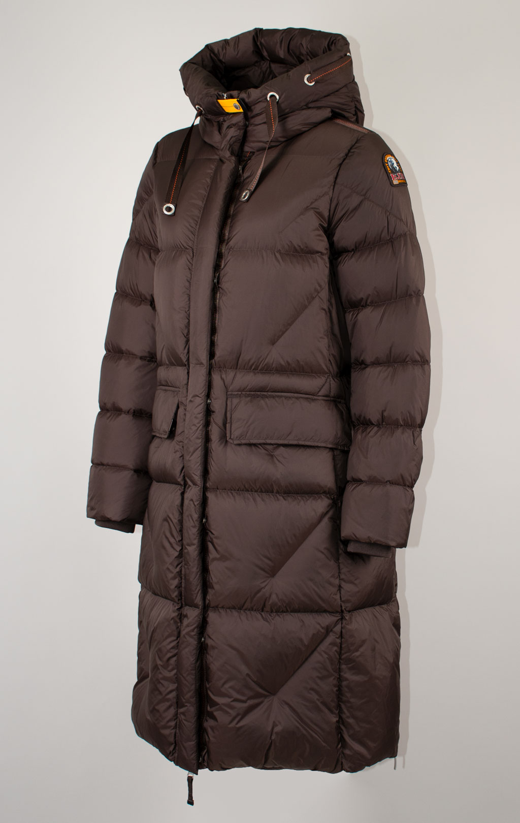 Женское пальто пуховое PARAJUMPERS LEONIE FW 25/26 earth brown 