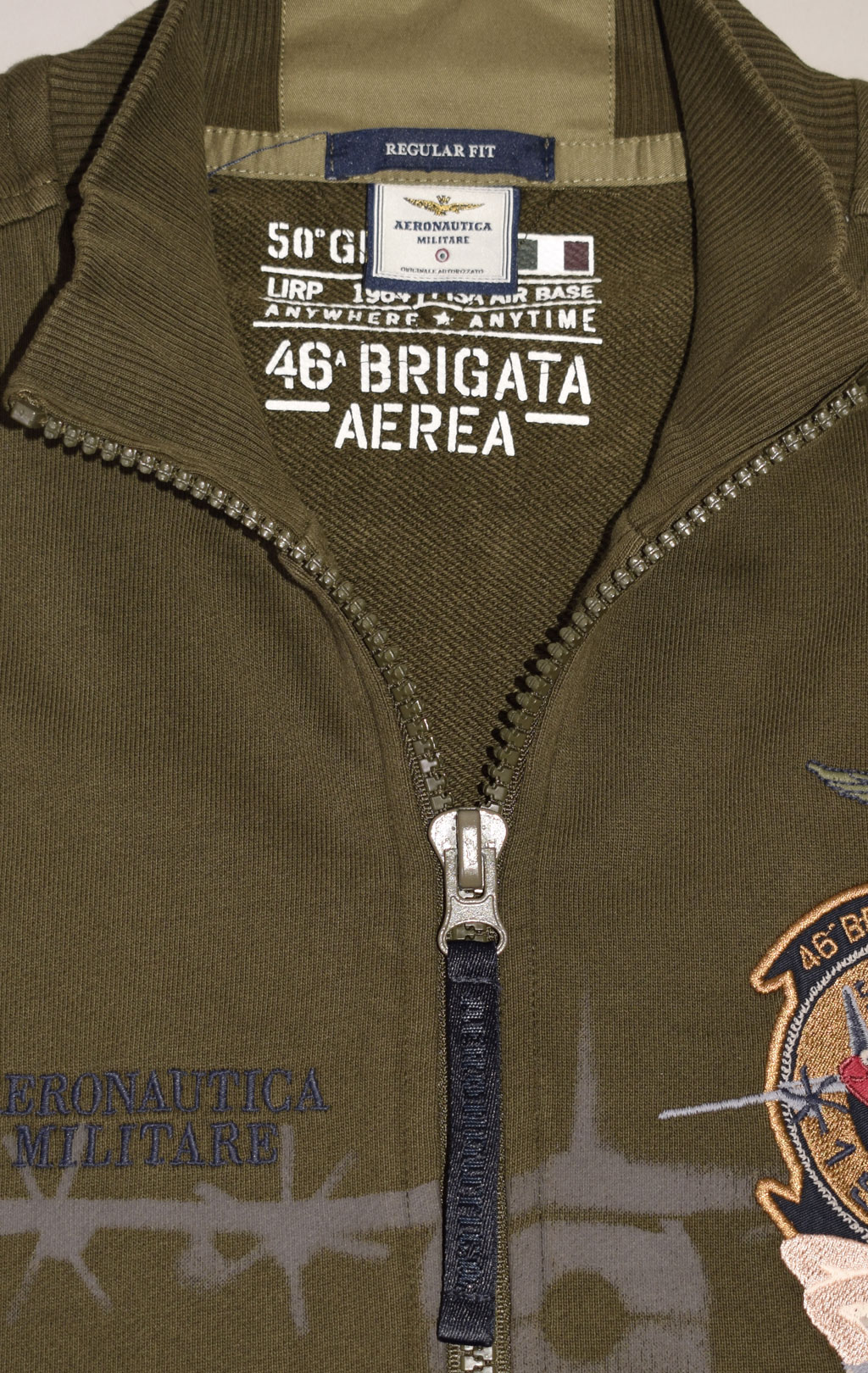 Олимпийка AERONAUTICA MILITARE FW 23/24/TR off green (FE 1802) 