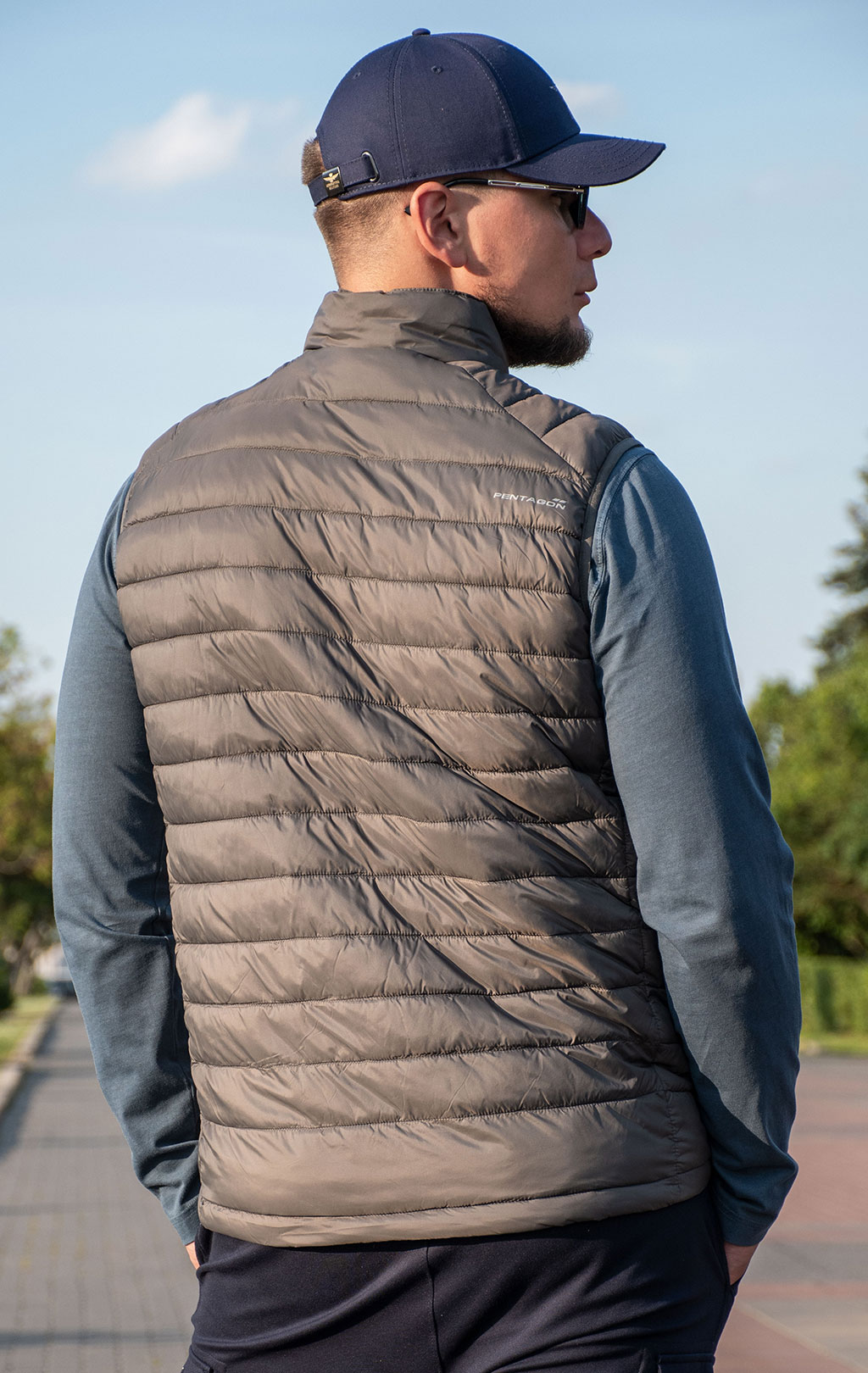 Жилет утеплённый Pentagon HOMER soft vest нейлон MJC® SYSTEM grey cinder 04010 