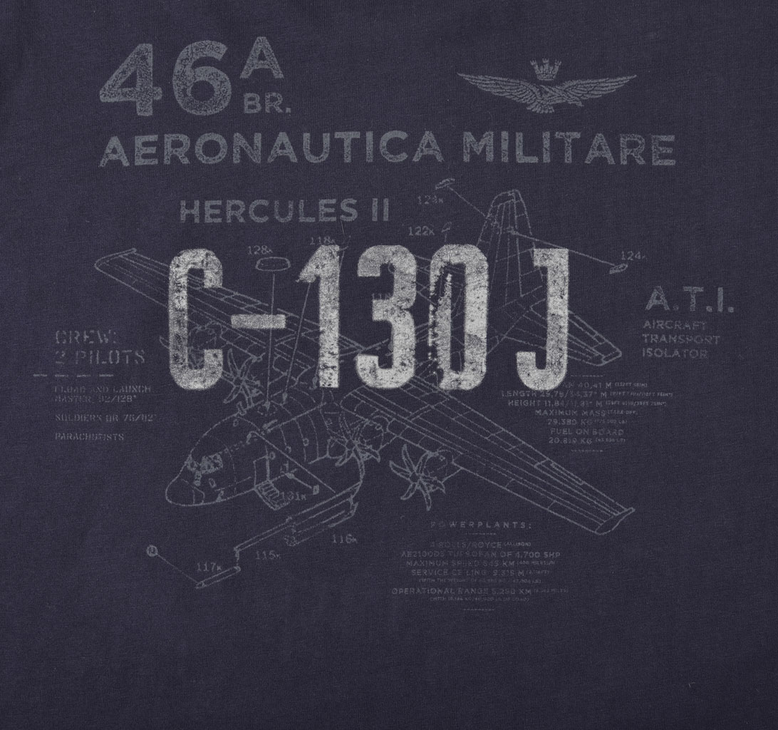 Лонгслив AERONAUTICA MILITARE blue navy (TS 1203) 