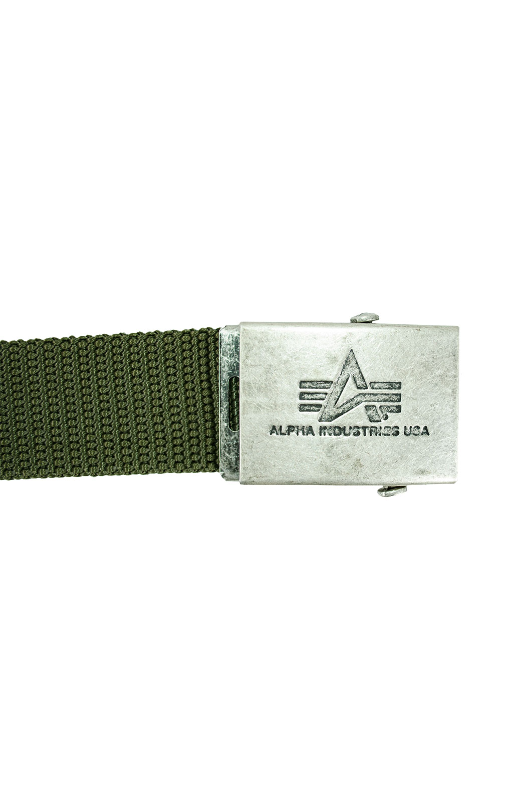 Ремень брючный ALPHA INDUSTRIES HEAVY DUTY BELT 4 cm olive 