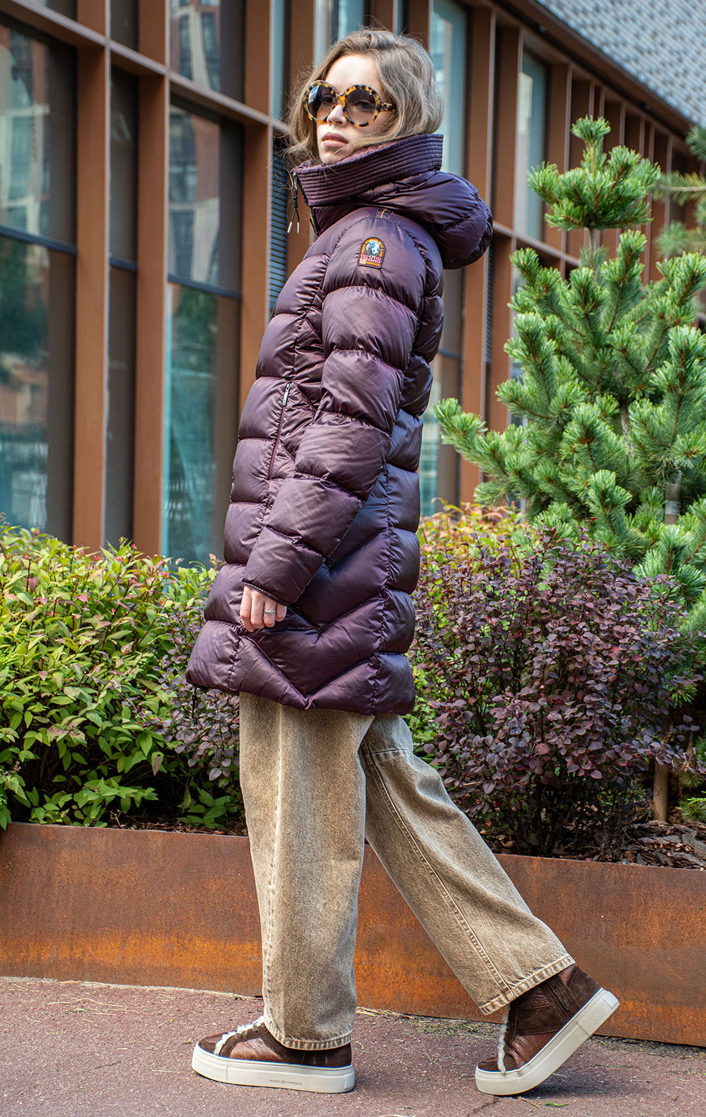 Женская куртка-пуховик PARAJUMPERS MARION FW 26/27 bordeaux 