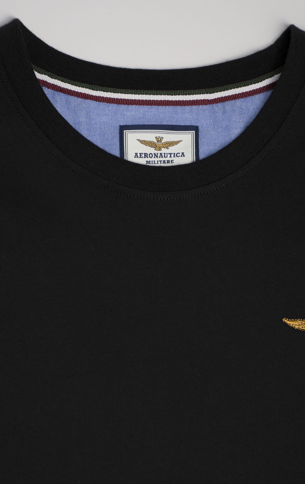 Футболка AERONAUTICA MILITARE SS 25 m/TR jet black (TS 1580) 